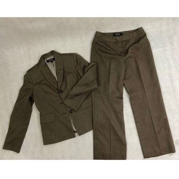 Kasper woman’s 2pc suit blazer pants size 4 4P - Picture 2 of 8